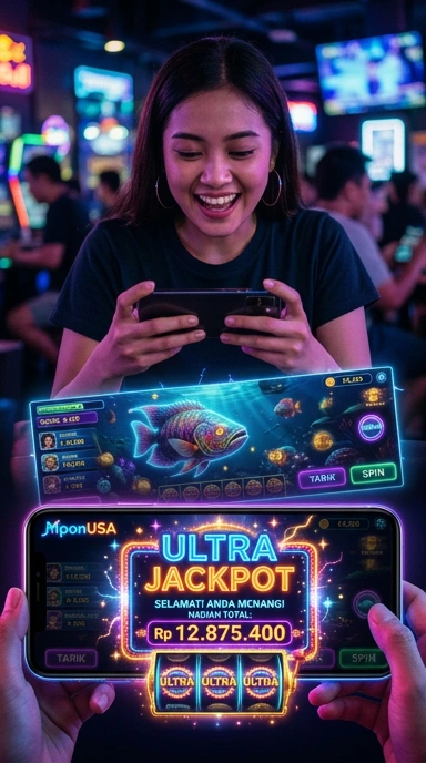 Tampilan halaman utama mponusa yang menarik.